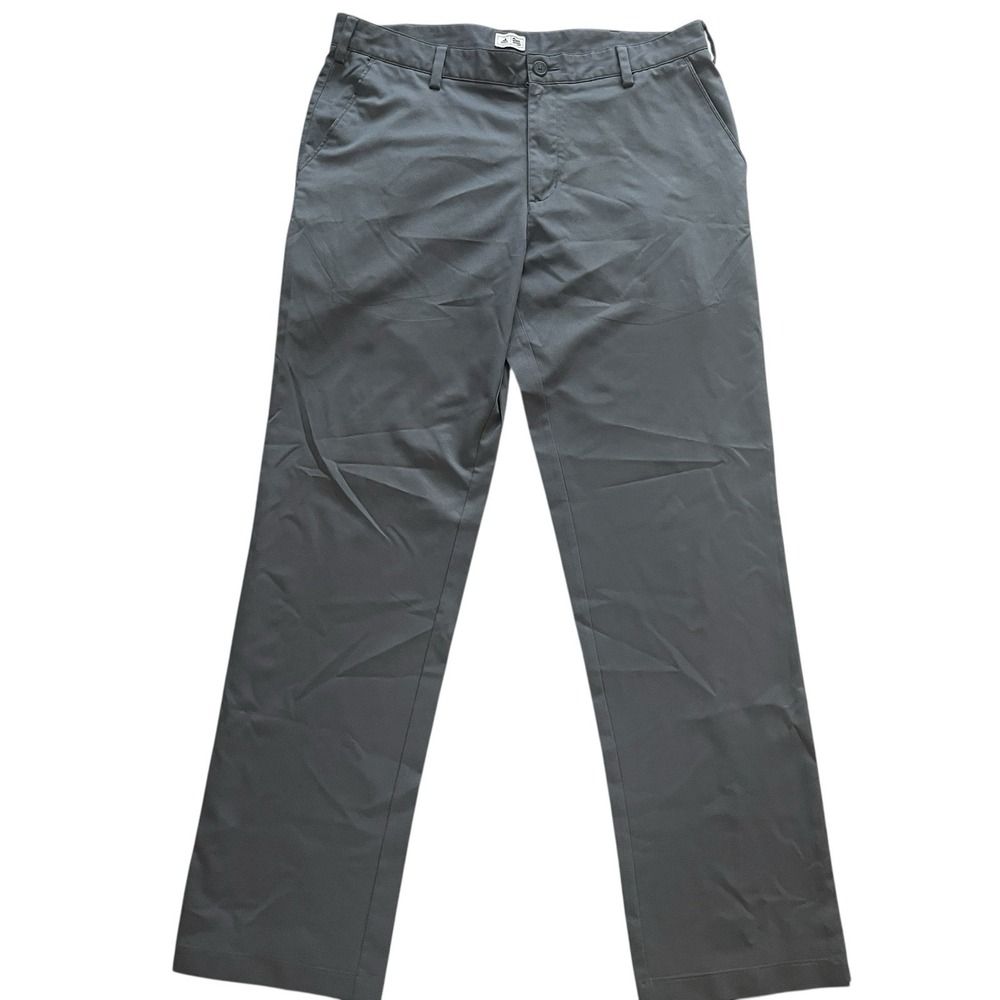 adidas Men's Size 34 x‎ 32 Golf Pants Casual Gray Pocket Lightweight Packable